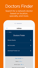 Add doctors to “My favorites”
