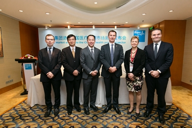 planned market entry into China’s healthcare
